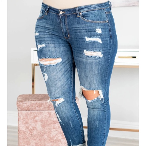 Chic Solution Skinny Jean Dark Wash NWT